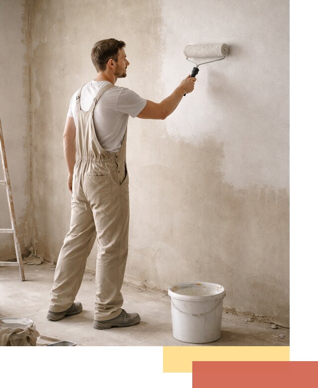 Грунтовка стен под отделку в Богородицке профессиональным раствором