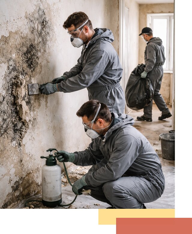 Удаление плесени со стен профессионально в Богородицке