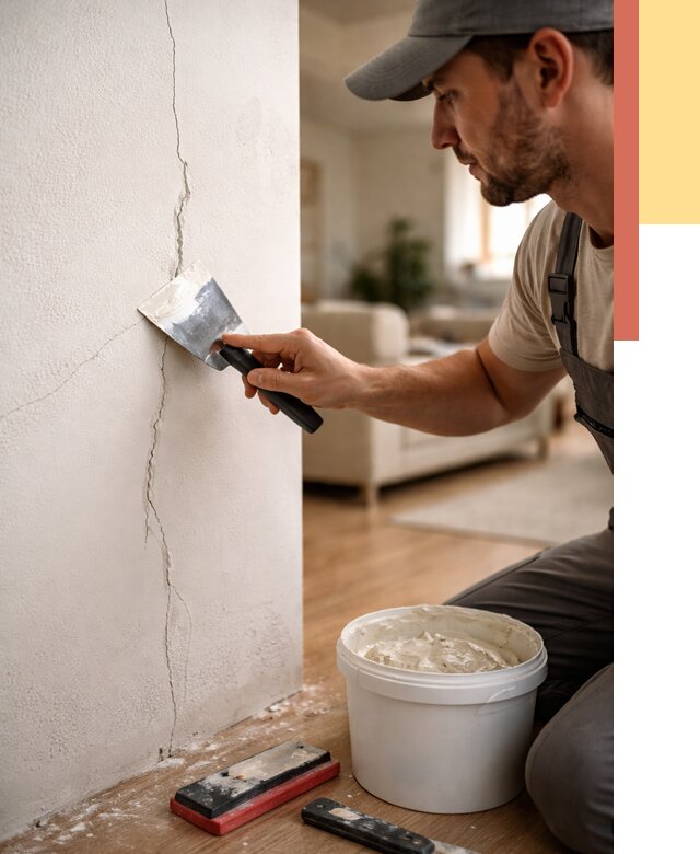 Заделка трещин и сколов в Богородицке от 2618 руб. — быстро и недорого | ОТДЕЛОЧНИК-Бгд