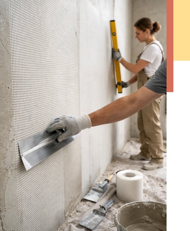 Армирование стен стеклосеткой в Богородицке от 3420 руб. под ключ | ОТДЕЛОЧНИК-Бгд