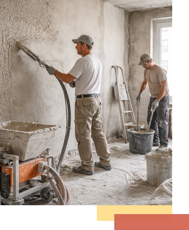 Машинная штукатурка стен в Богородицке — быстро и качественно