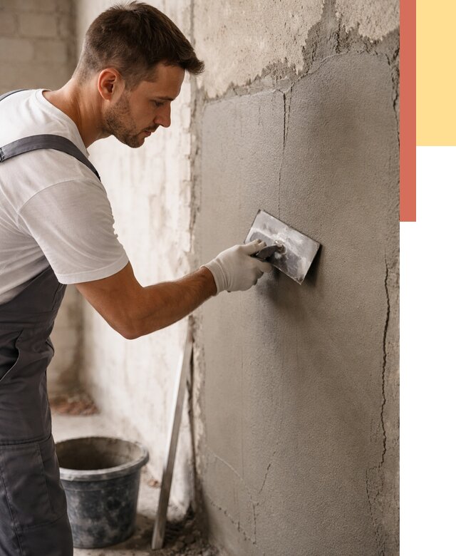 Штукатурка стен под плитку в Богородицке от 4488 руб./м2 — выравнивание под плитку | ОТДЕЛОЧНИК-Бгд