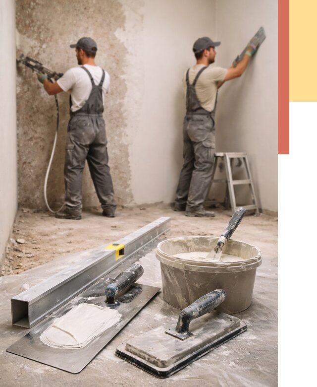 Штукатурка стен под обои в Богородицке от 4809 руб./м2 — выравнивание под обои | ОТДЕЛОЧНИК-Бгд