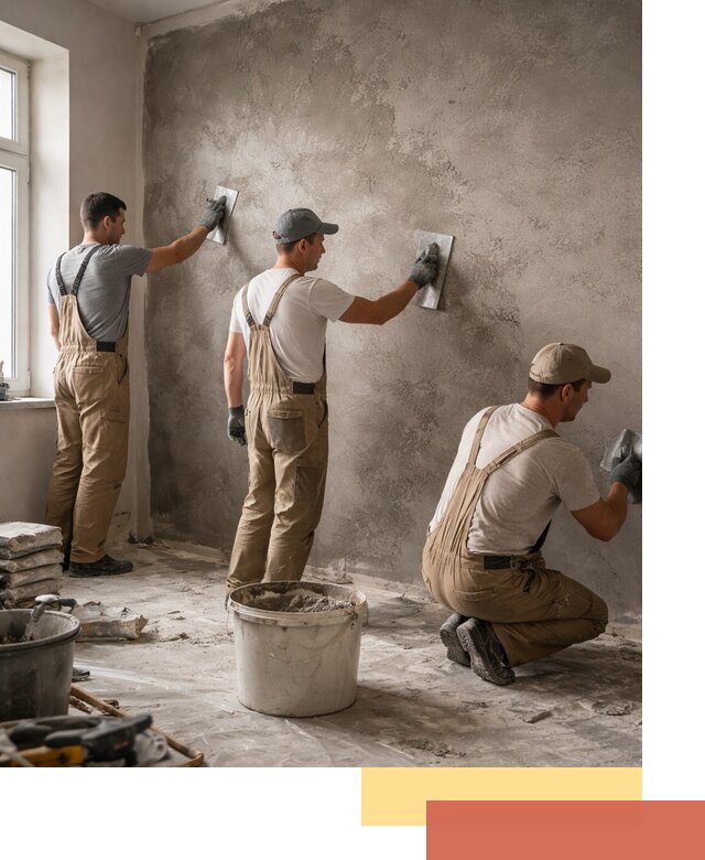 Декоративная штукатурка под бетон в Богородицке для стен и потолков