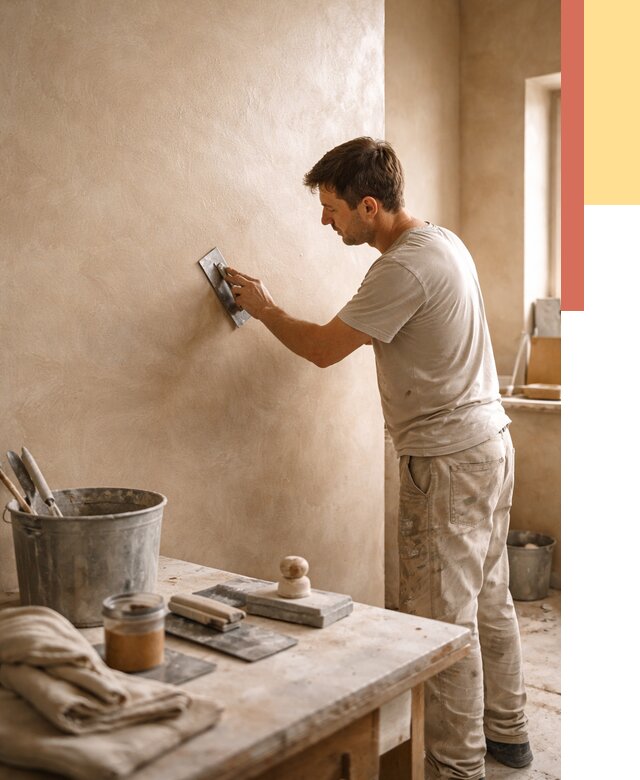 Марокканская штукатурка таделакт в Богородицке под ключ от 4488 руб. | ОТДЕЛОЧНИК-Бгд