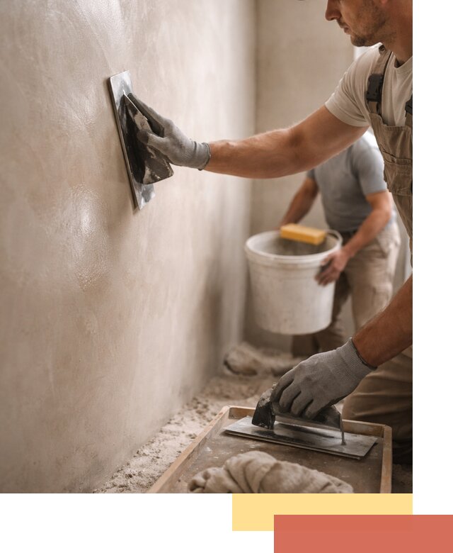 Нанесение марокканской штукатурки таделакт в Богородицке