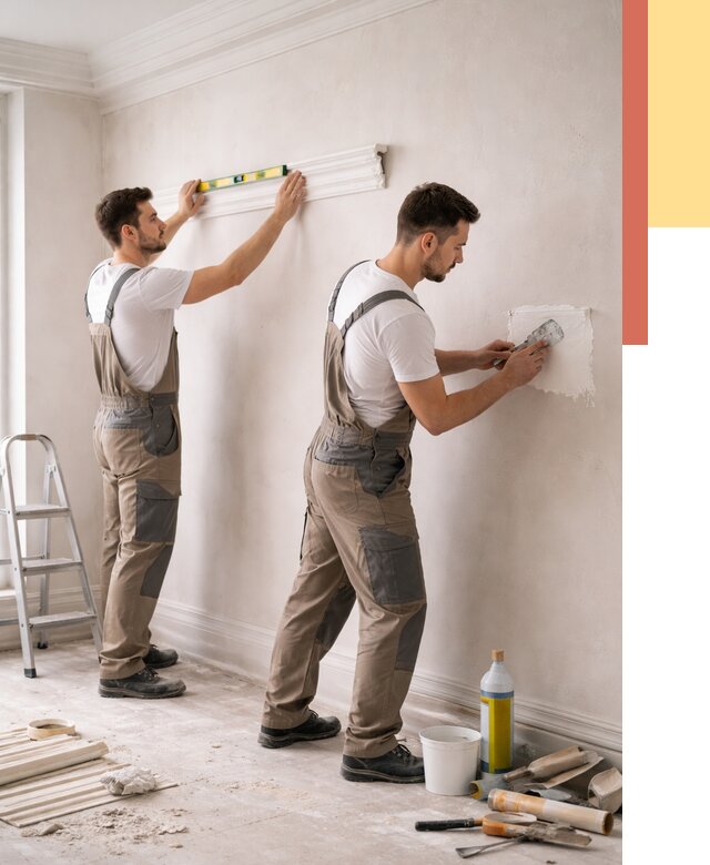 Монтаж лепнины на стены в Богородицке от 4809 руб. — недорого, быстро | ОТДЕЛОЧНИК-Бгд