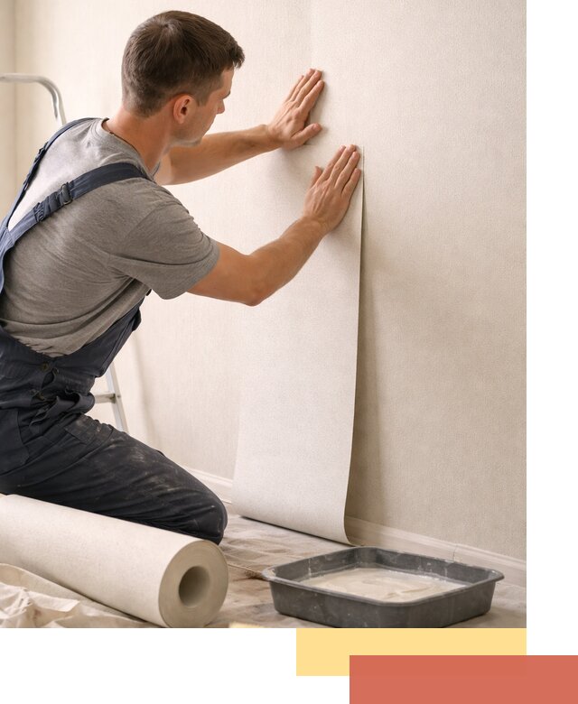 Поклейка флизелиновых обоев в Богородицке качественно и быстро