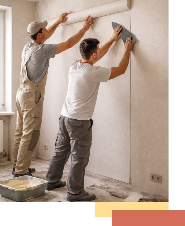 Поклейка виниловых обоев в Богородицке профессионально и качественно