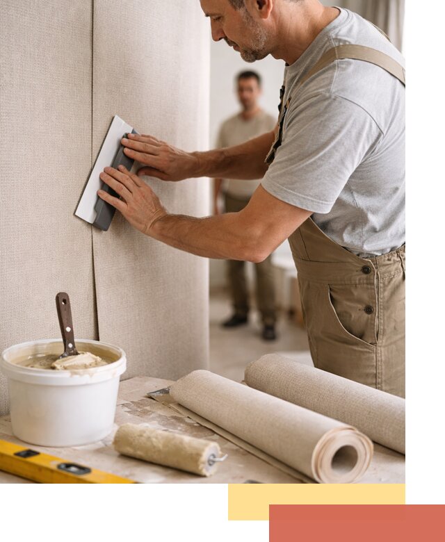 Поклейка текстильных обоев в Богородицке профессионально и аккуратно