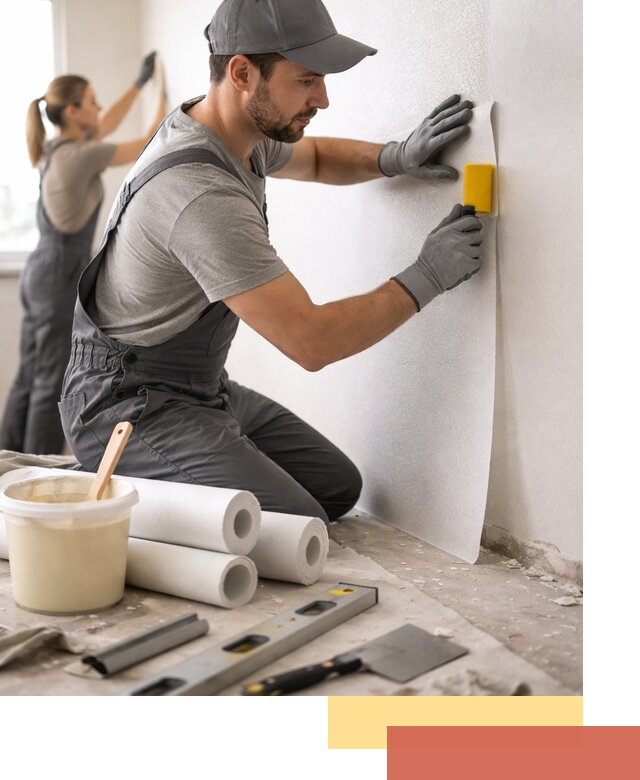 Поклейка стеклообоев профессионально в Богородицке