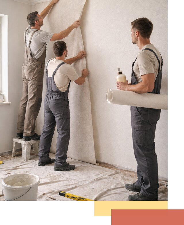 Оклейка стен обоями в Богородицке — качественно и профессионально