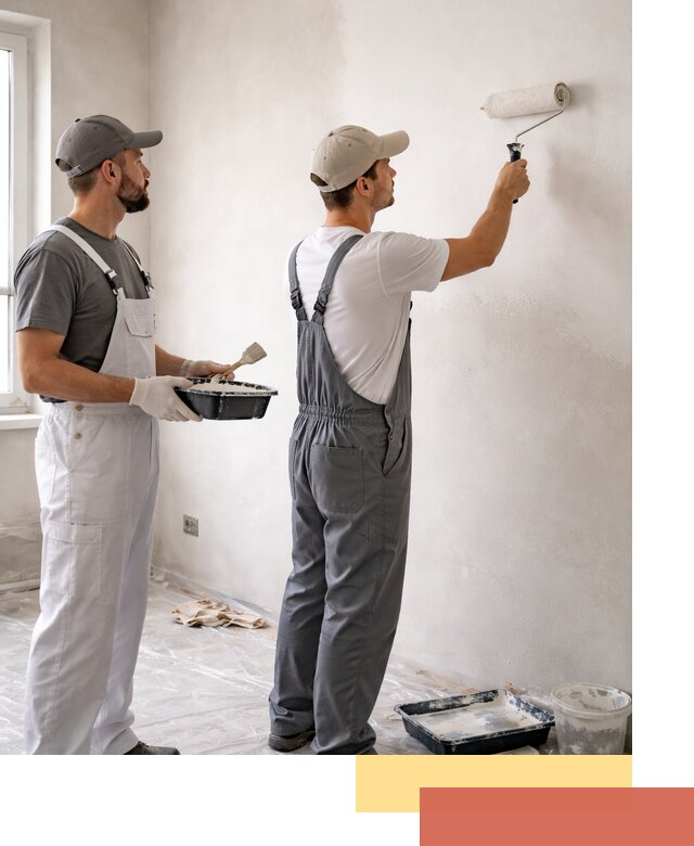 Покраска стен водоэмульсионной краской в Богородицке