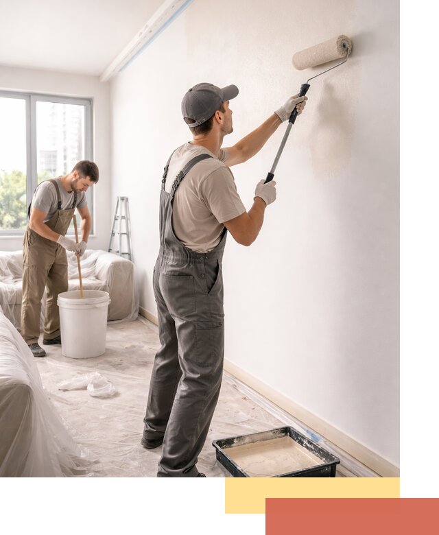 Покраска стен в офисе в Богородицке — быстрый и качественный ремонт