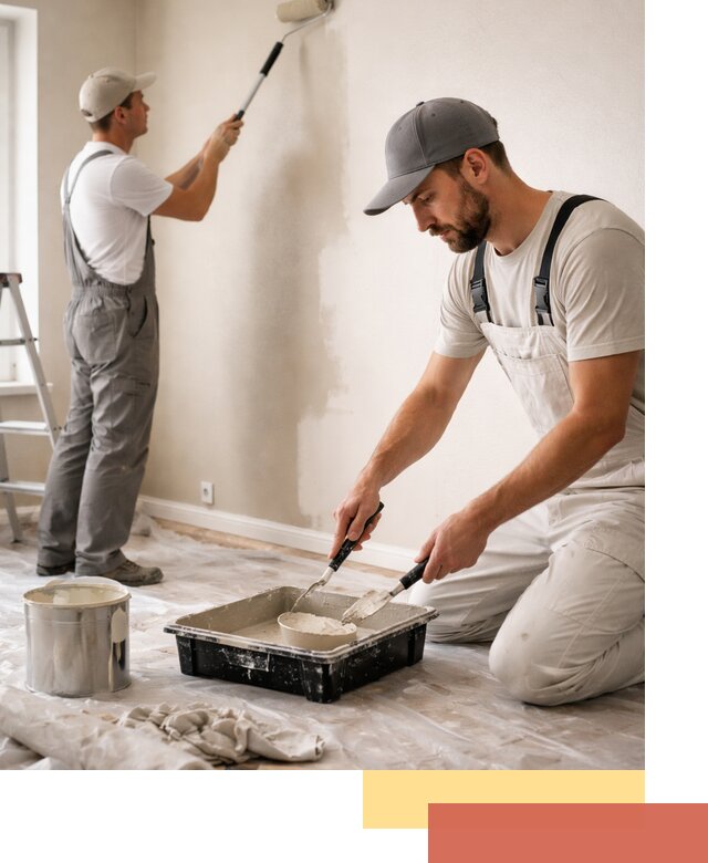 Покраска стен в квартире в Богородицке — профессионально и аккуратно