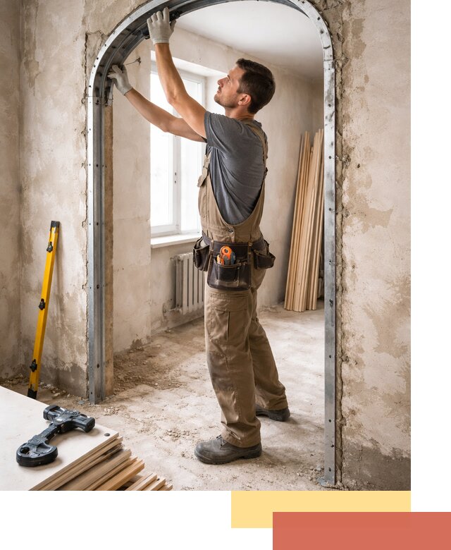 Устройство арочного проема в Богородицке под ключ