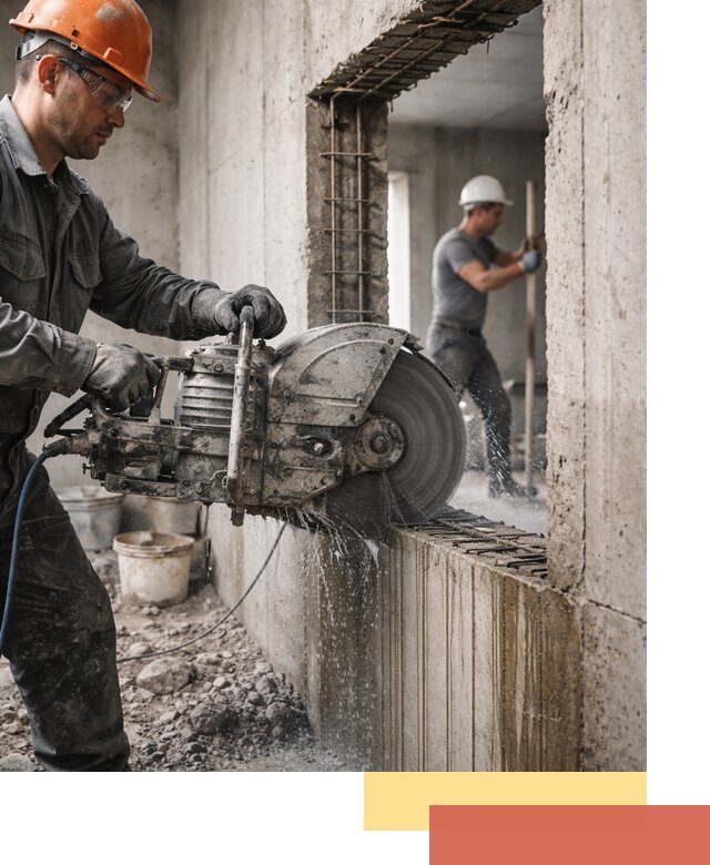 Алмазная резка проемов в Богородицке быстро и точно