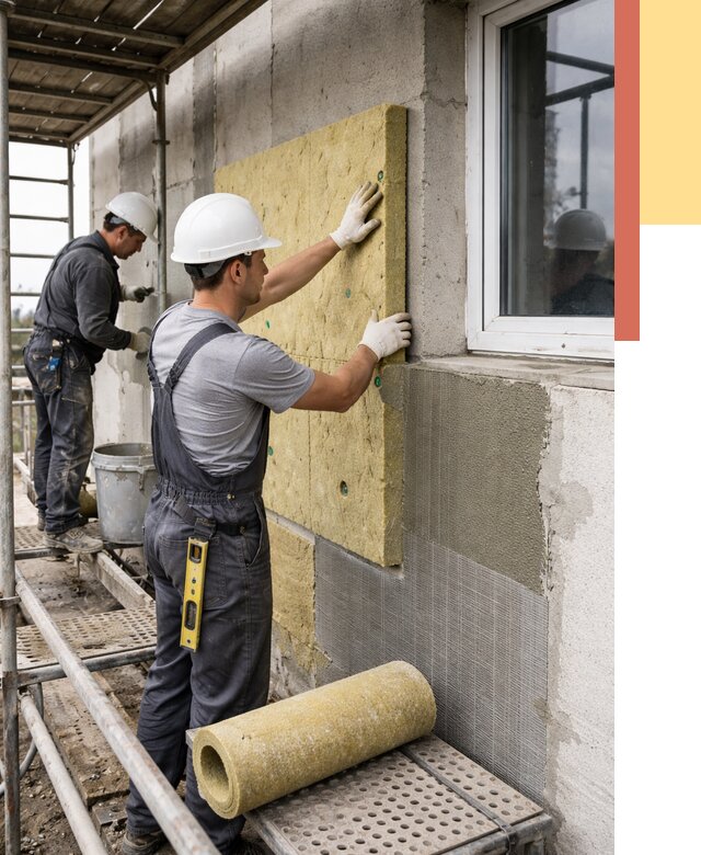 Утепление стен в Богородицке от 4595 руб. под ключ — быстро и недорого | ОТДЕЛОЧНИК-Бгд