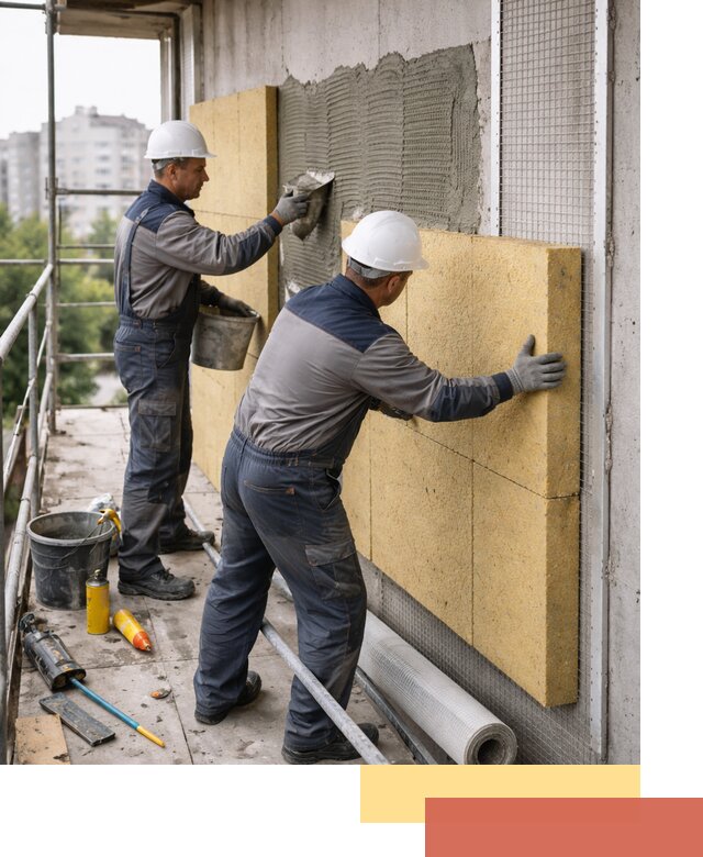 Утепление стен зданий и домов в Богородицке качественно и надежно