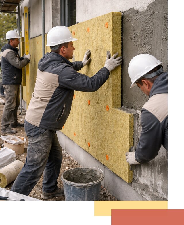 Утепление стен минватой в Богородицке — тепло и звукоизоляция