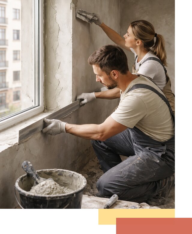 Штукатурка откосов дверей и окон профессионально в Богородицке