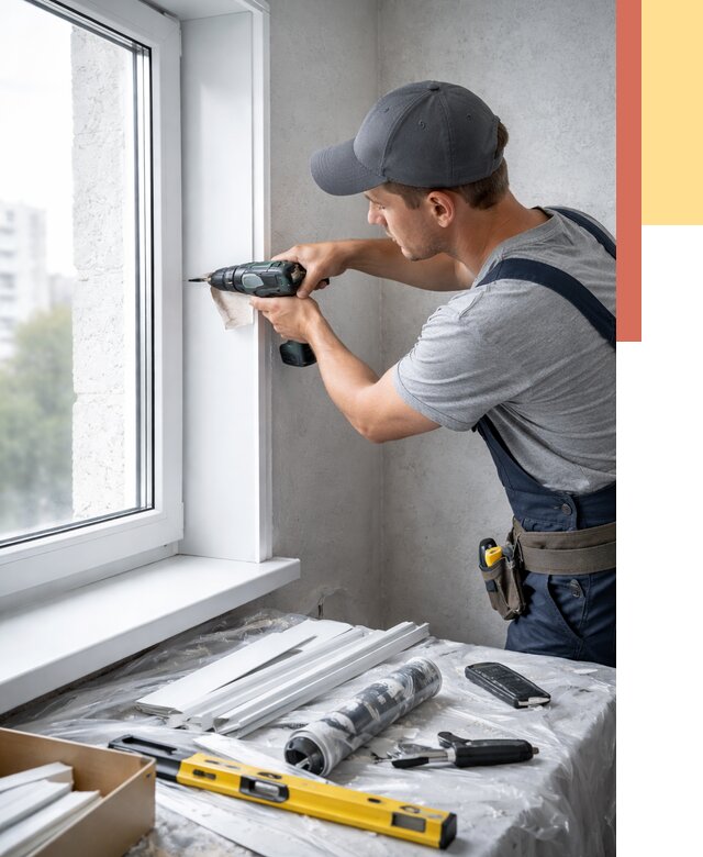 Установка пластиковых откосов в Богородицке от 2404 руб. | ОТДЕЛОЧНИК-Бгд монтаж, быстро и недорого