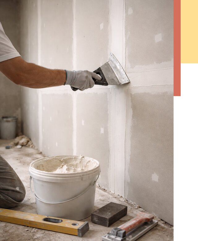 Шпаклевка перегородок из гипсокартона в Богородицке от 2672 руб. — услуги ОТДЕЛОЧНИК-Бгд