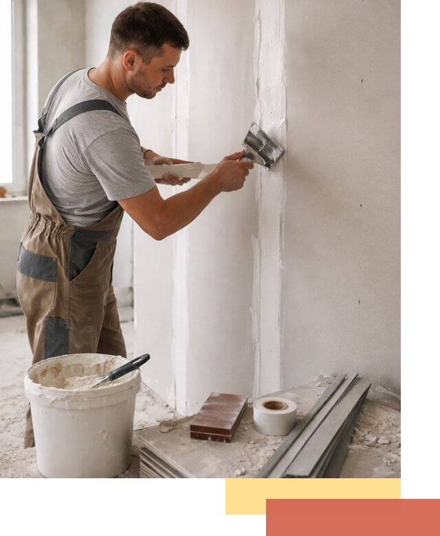 Шпаклевка перегородок из гипсокартона в Богородицке качественно и быстро