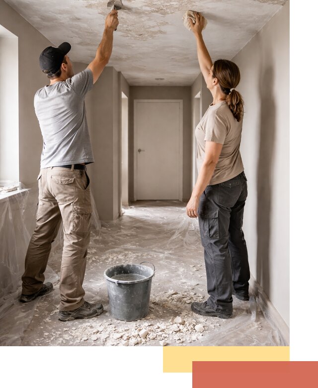 Удаление побелки с потолка в Богородицке — быстро и аккуратно