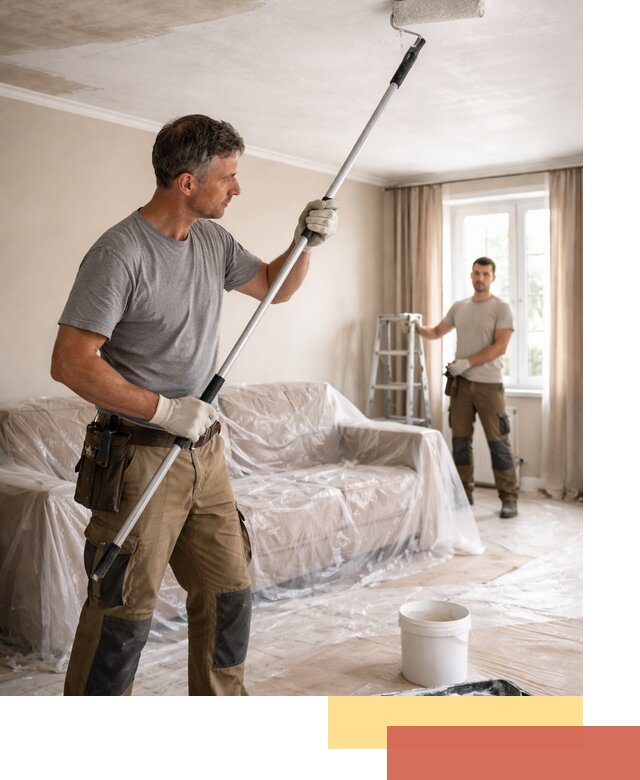 Грунтовка потолка в Богородицке — подготовка под покраску и отделку