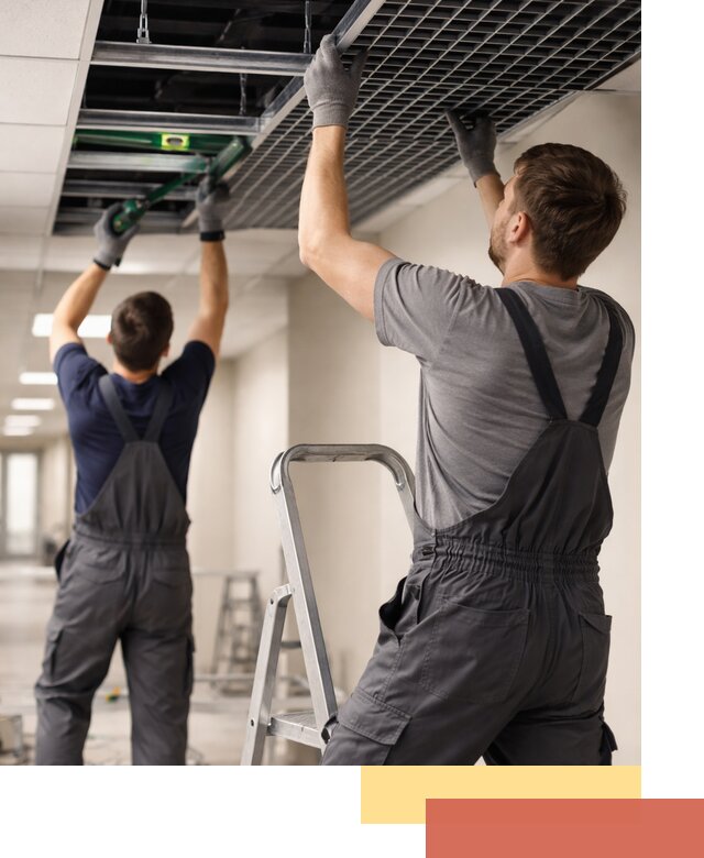 Монтаж потолка Грильято в Богородицке: установка под ключ качественно