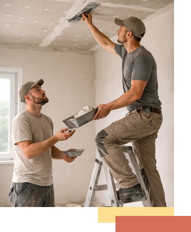 Шпаклевка потолка из гипсокартона в Богородицке качественно и быстро