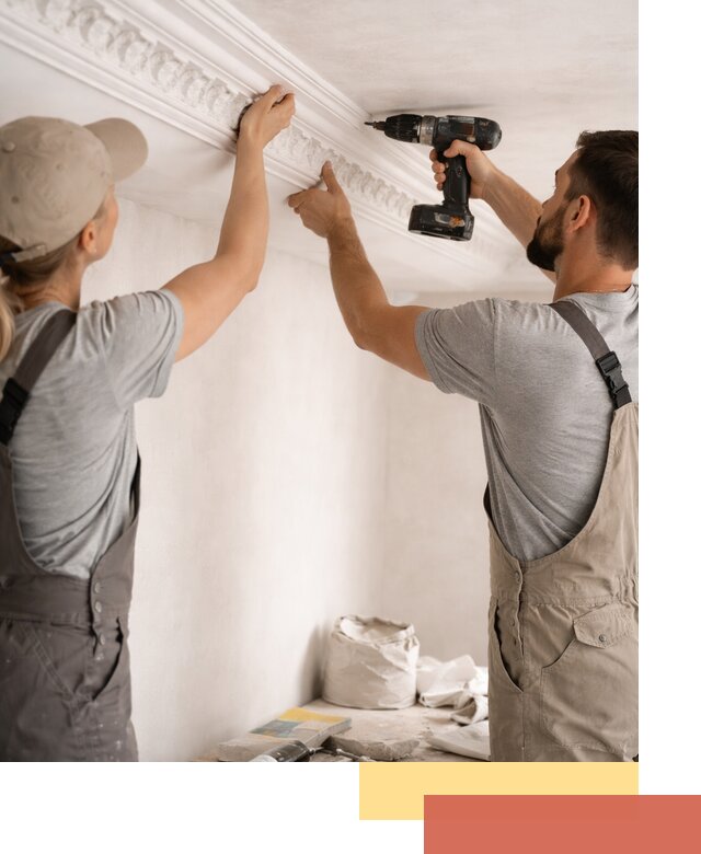 Профессиональный монтаж лепнины на потолок в Богородицке