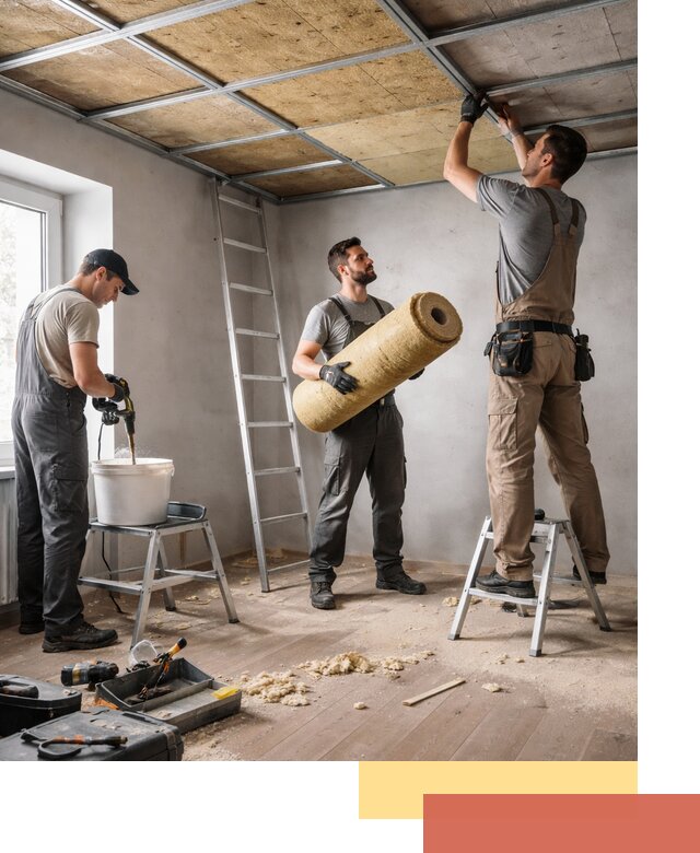 Шумоизоляция потолка в Богородицке: профессиональный монтаж и отделка