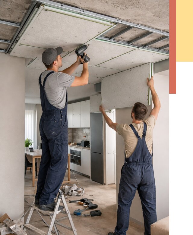 Шумоизоляция потолка панелями зипс в Богородицке от 1977 руб. под ключ | ОТДЕЛОЧНИК-Бгд